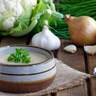 Roasty Toasty Cauliflower Soup