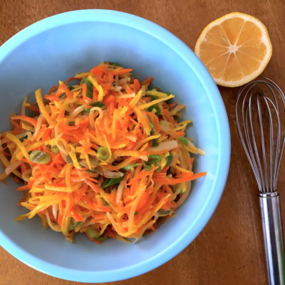 Shredded Veggie Salad with Fat-Burning Dressing