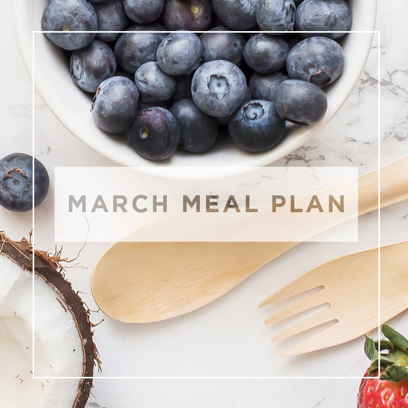 March Meal Plan