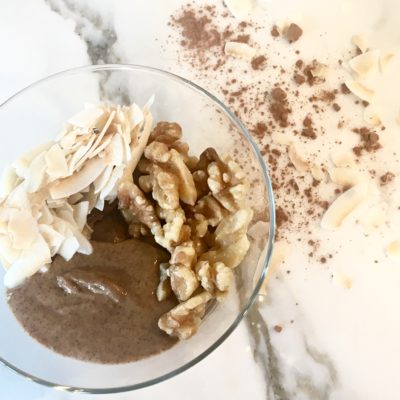Healthy Chocolate Pudding (that makes your skin glow!)