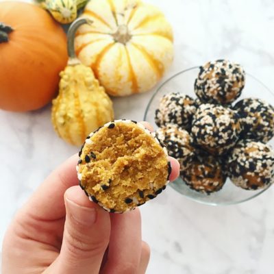 pumpkin energy balls