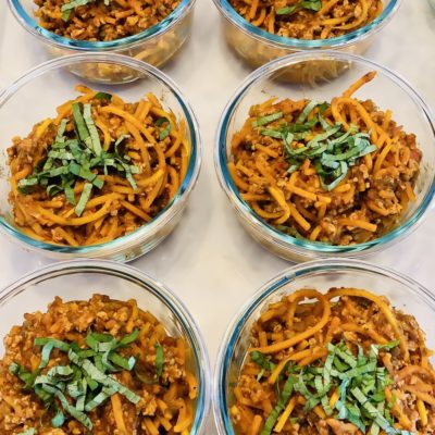 Veggie Noodle Bolognese