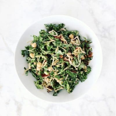 Creamy Kale & Chickpea Salad